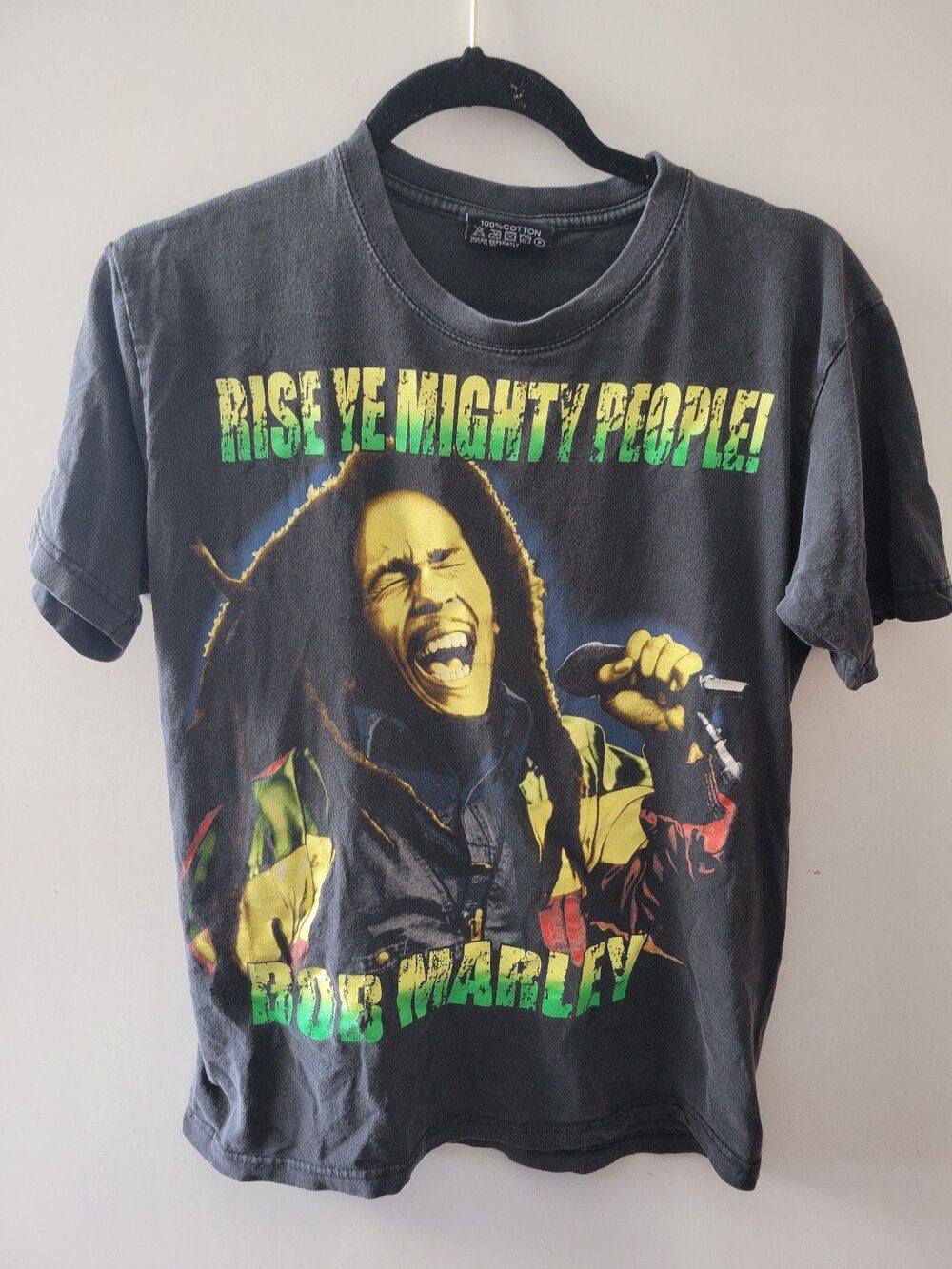 Vintage Bob Marley Rise Ye Mighty People Tshirt